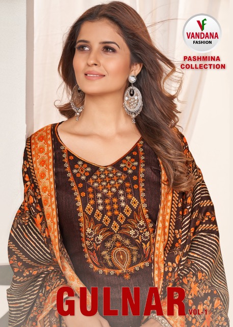 VANDANA GULNAR VOL-1 Pashmina Cotton Designer Exclusive Dress Material